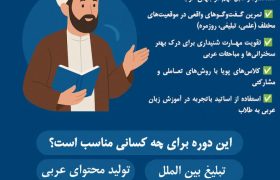 دوره مکالمه زبان عربی ویژه طلاب
